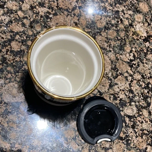 Starbucks Alice & Olivia ceramic travel mug Limited Edition!!